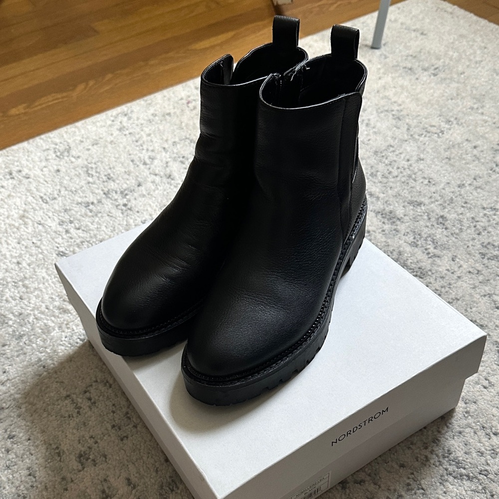 Nordstrom Black Ankle Boots - Picture 3 of 6
